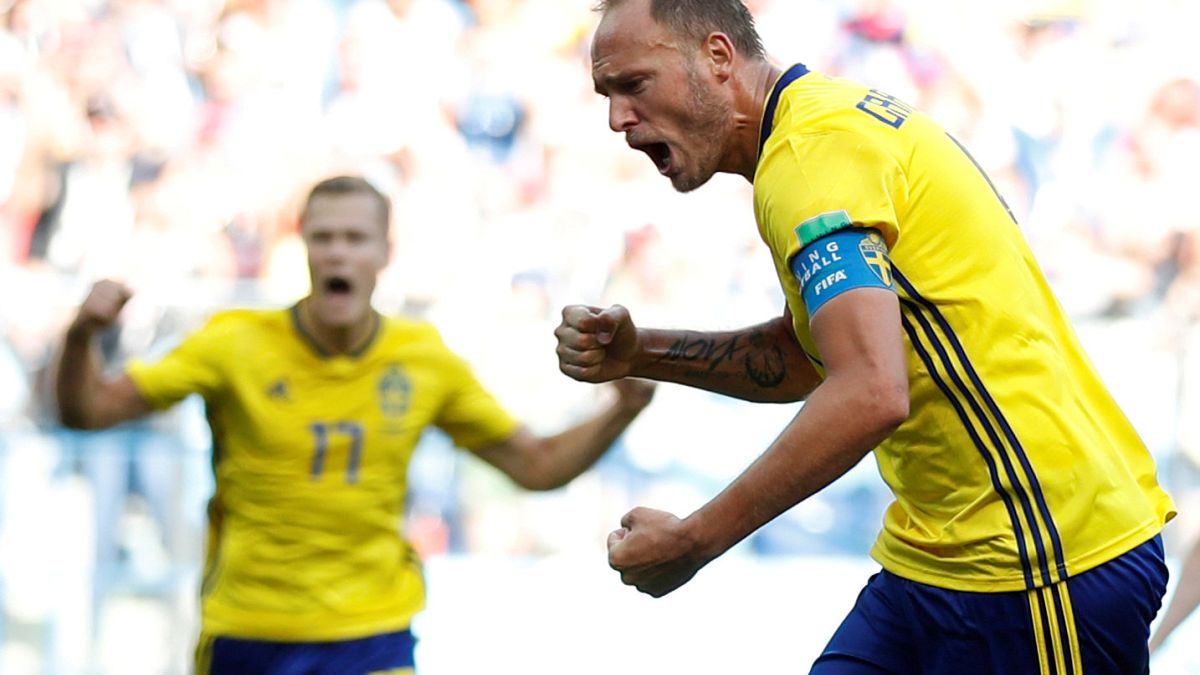 Suécia bate Coreia do Sul e entra a ganhar no Mundial 