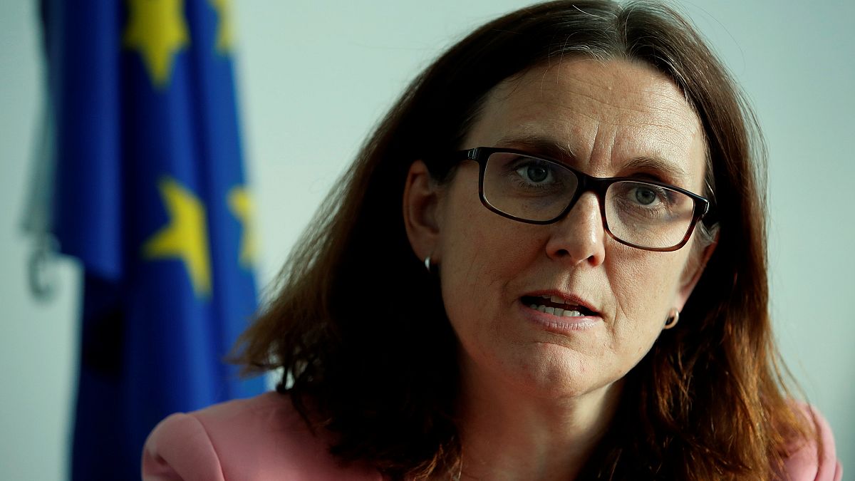 EU commmissioner Cecilia Malmström is in Australia for trade talks