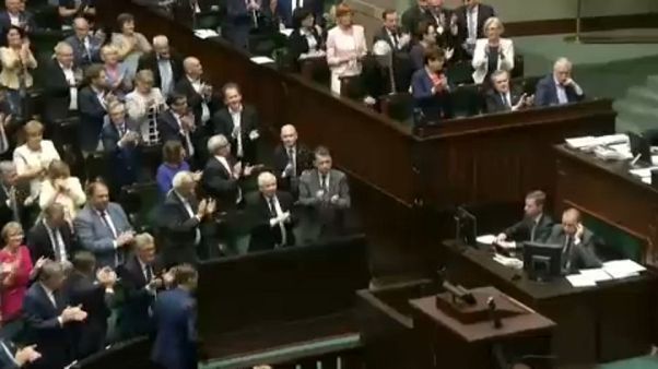 Polonia aprobó en julio del año pasado la controvertida reforma judicial Polonia aprobó en julio del año pasado la controvertida reforma judicial