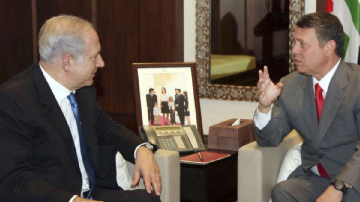 نتانیاهو با پادشاه اردن دیدار کرد