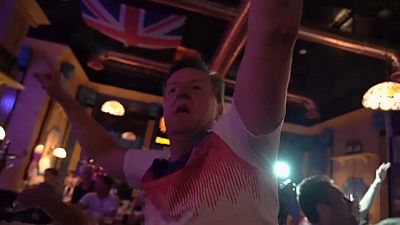 Battuta la Tunisia, tifosi inglesi in festa a Volgograd