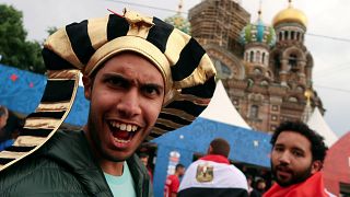 Russie-Egypte : les fans dans les starting blocks