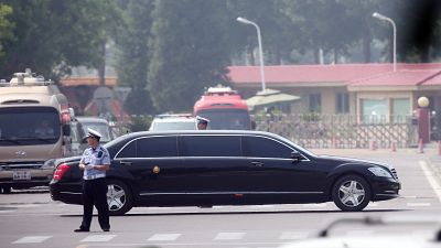 Kim Dzsongun a kínai elnöknél