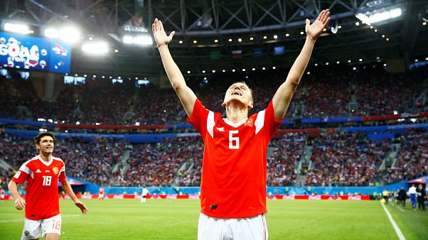 Rusia gana 3-1 a Egipto y está a las puertas de la siguiente fase del Mundial Rusia gana 3-1 a Egipto y está a las puertas de la siguiente fase del Mundial