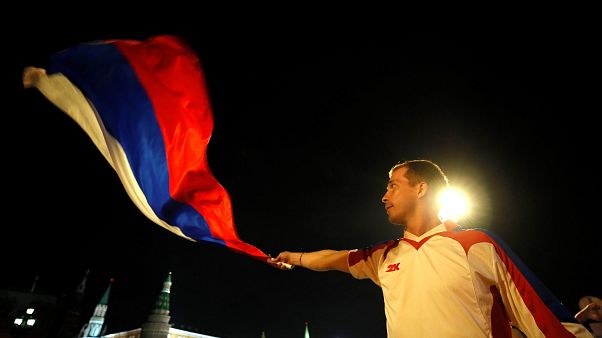 Μουντιάλ 2018: Οι Ρώσοι πανηγύρισαν τη νίκη της ομάδας τους Μουντιάλ 2018: Οι Ρώσοι πανηγύρισαν τη νίκη της ομάδας τους