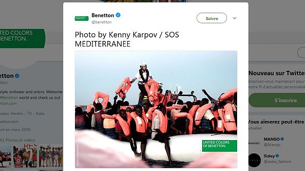 Benetton desata la polémica con una campaña con fotos del Aquarius Benetton desata la polémica con una campaña con fotos del Aquarius
