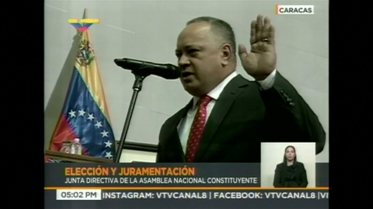 Diosdado Cabello toma las riendas de la Constituyente en Venezuela