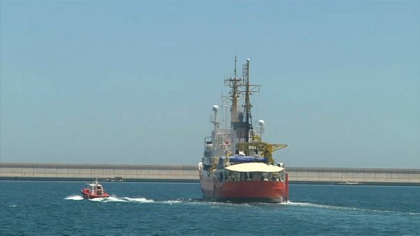 L'Aquarius a quitté Valence L'Aquarius a quitté Valence
