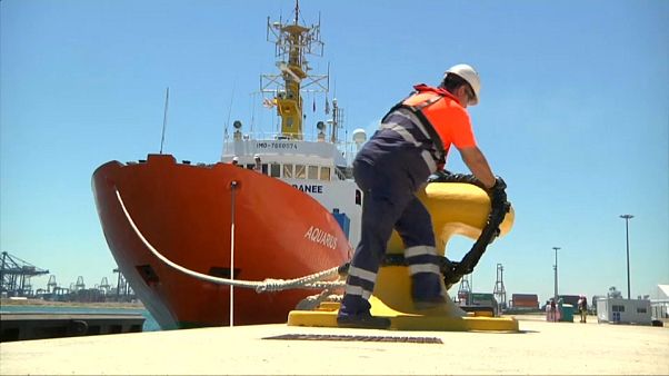 L'Aquarius è salpata da Valencia L'Aquarius è salpata da Valencia