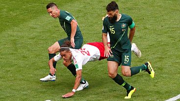 دانمارک به سختی یک امتیاز از استرالیا گرفت