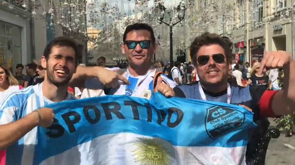 Cita con la 'fiesta del fútbol' en la calle Nikolskaya Cita con la 'fiesta del fútbol' en la calle Nikolskaya