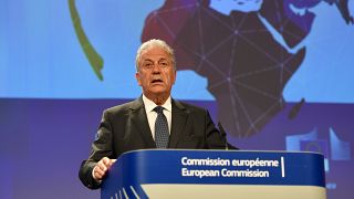 Le Commissaire européen chargé de la Migration Dimitris Avramopoulos