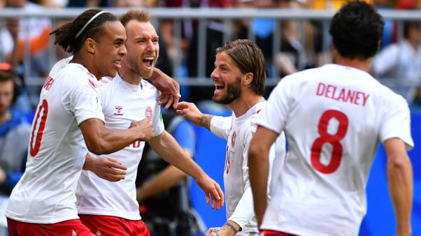 Mondiali: Danimarca-Australia 1-1 Mondiali: Danimarca-Australia 1-1