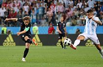 Croacia 'barre del campo' a Argentina en el Mundial de Rusia