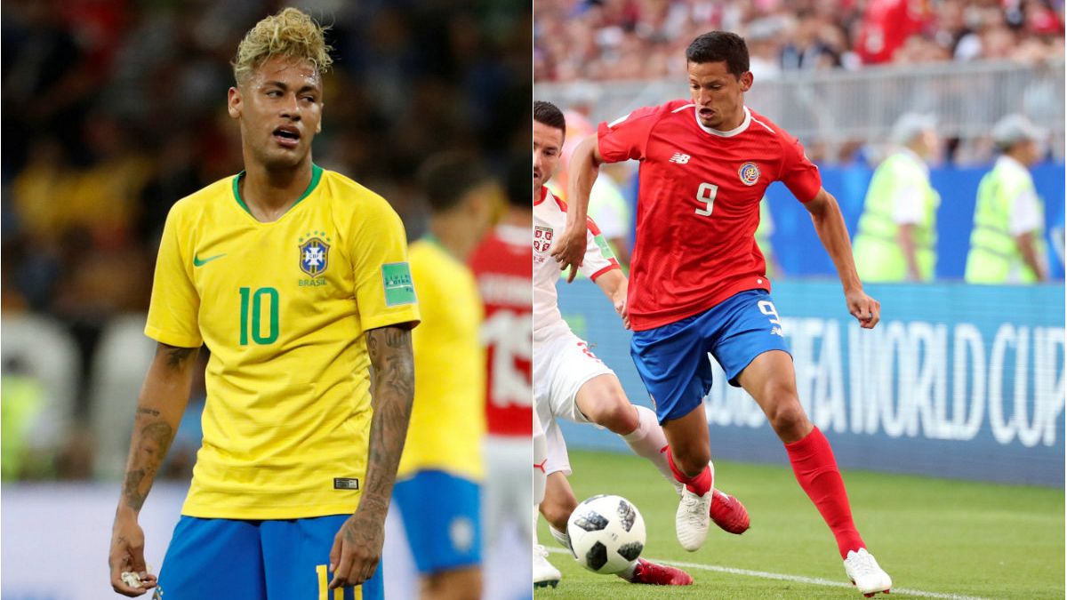 "Sambacılar" son dakikada mutlu sona ulaştı: Brezilya: 2 - Kosta Rika: 0