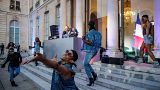 Macron deu o arranque da Festa da Música no Eliseu