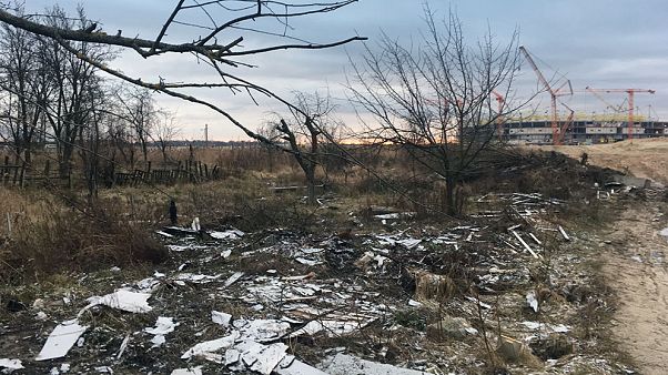 Land was cleared as the stadium was built Land was cleared as the stadium was built
