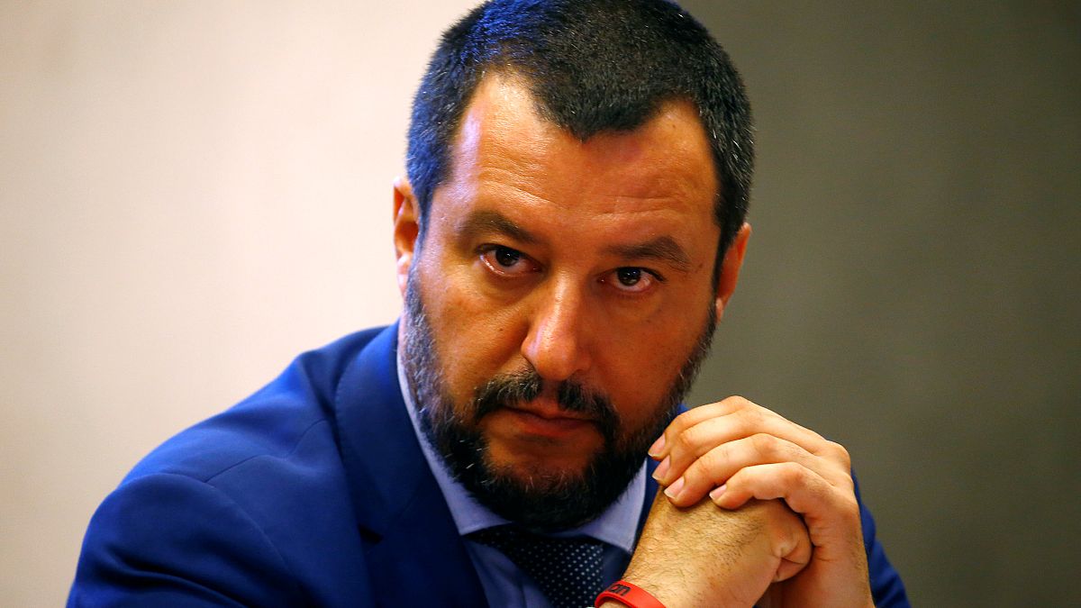Matteo Salvini, ministre italien de l'Intérieur (chef de la Ligue)