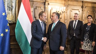 A migrációs politika miatt jött Budapestre az Európai Tanács elnöke