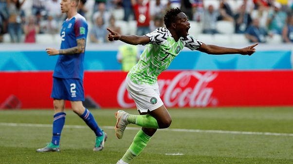 Fußball-WM: Nigeria schlägt Island mit 2:0 Fußball-WM: Nigeria schlägt Island mit 2:0