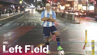 Blind soccer player goes for gold with Argentine team