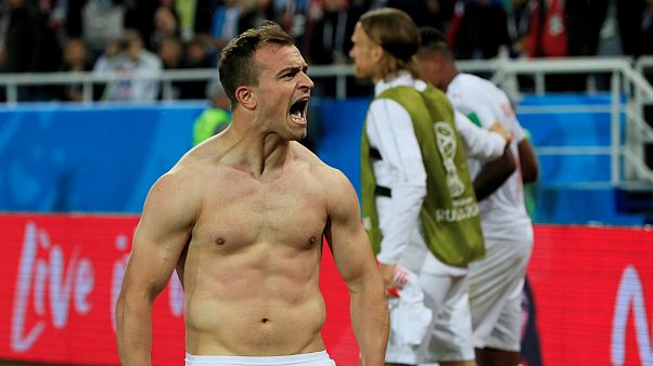 Shaqiri marcou o golo da vitória da Suíça aos 91 minutos Shaqiri marcou o golo da vitória da Suíça aos 91 minutos