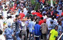 Gránát robbant egy nagygyűlésen az etióp fővárosban