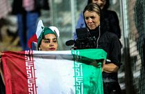 زنان ایرانی در استادیوم آزادی تهران