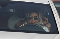 A Saudi woman at the wheel