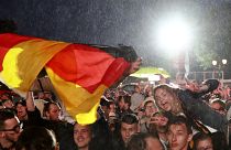 German fans celebrate in Berlin