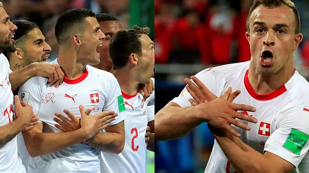 Torjubel-Ärger für Schweizer Nationalspieler Shaqiri und Xhaka Torjubel-Ärger für Schweizer Nationalspieler Shaqiri und Xhaka