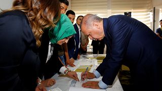 President Erdogan casts his vote
