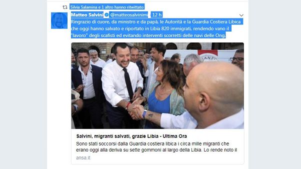 Missione di Salvini in Libia per potenziare l'accordo sui migranti Missione di Salvini in Libia per potenziare l'accordo sui migranti