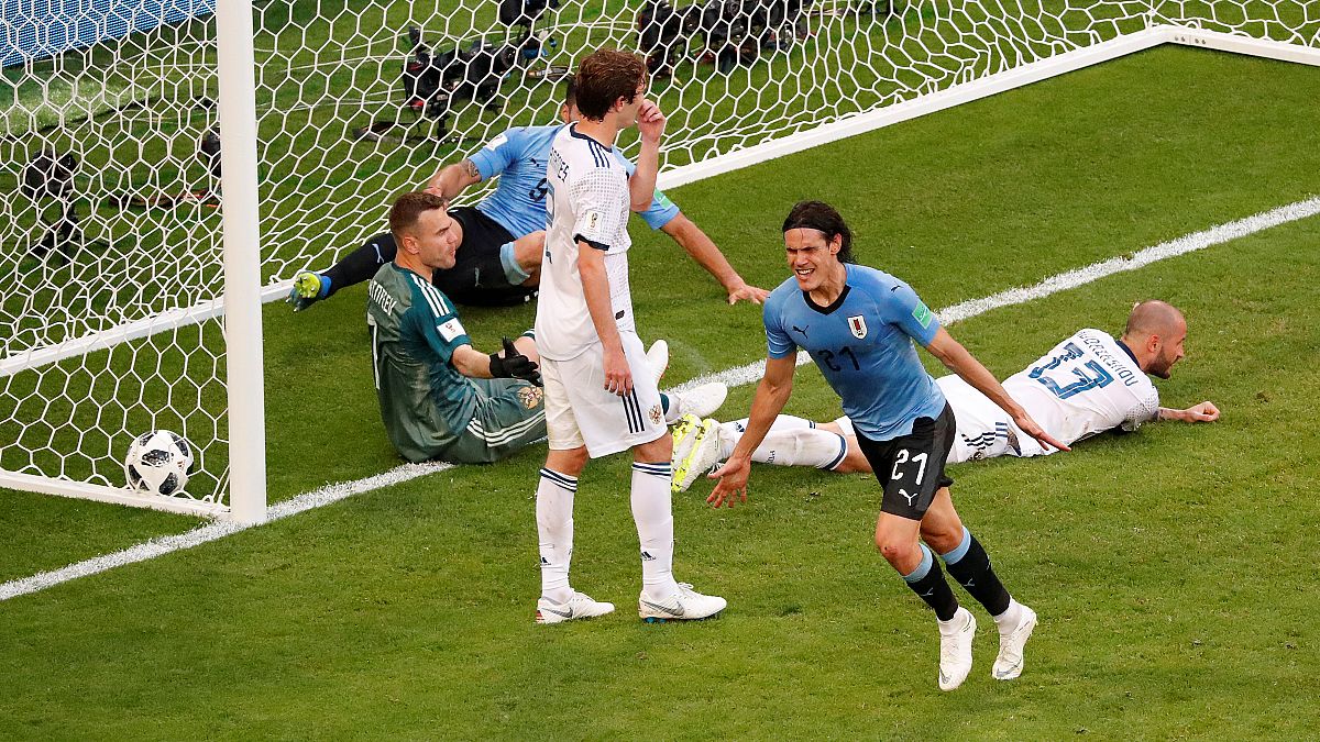 Dünya Kupası: Rusya'yı 3-0 ile geçen Uruguay grup lideri 