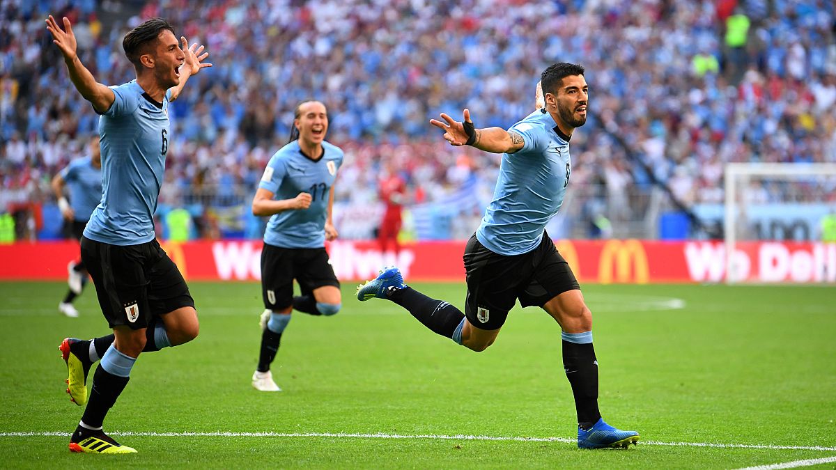 Uruguai empurra Rússia para o segundo lugar