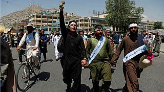 راهپیمایی فعالان صلح محلی در افغانستان