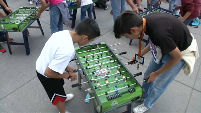 Mexico City breaks Guinness record for simultaneous foosball-playing