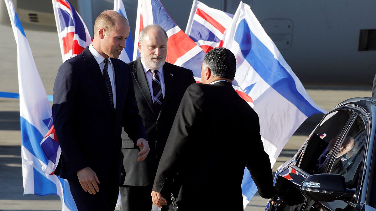 Le Prince William en visite en Israël