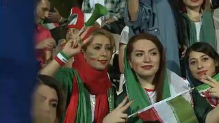 Teheráni nők tömege szurkolt Portugália ellen