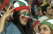 Les Iraniennes fières d'être au stade 