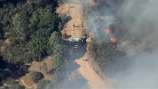 حرائق الغابات تجبر آلاف السكان على الفرار شمال كاليفورنيا