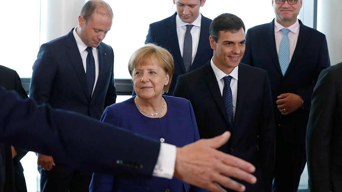 European leaders ahead of a mini-summit on immigration last weekend