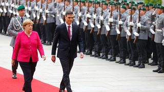Sánchez y Merkel coinciden en que la respuesta a la inmigración debe ser común