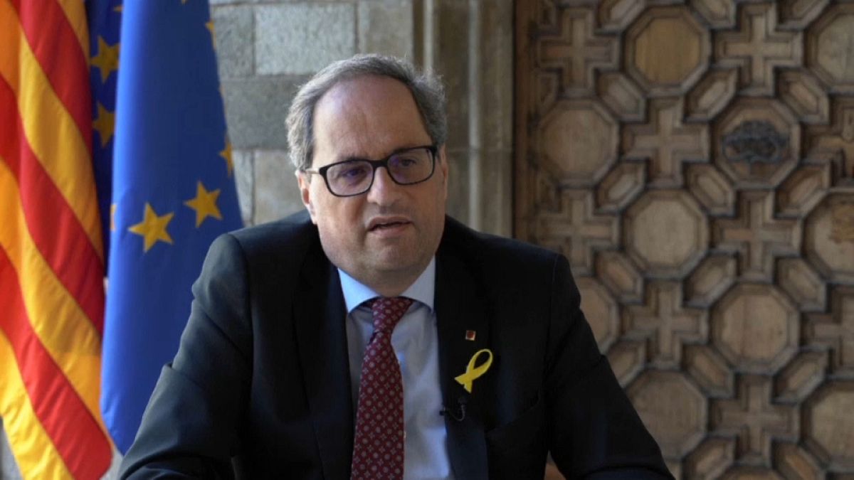 Torra cree que el problema catalán se solucionará con "un referéndum acordado"