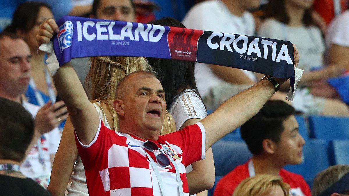 A Croatia fan