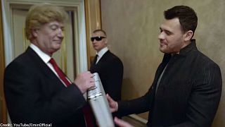 Russian pop star close to Trump enacts 'pee tape' in latest video