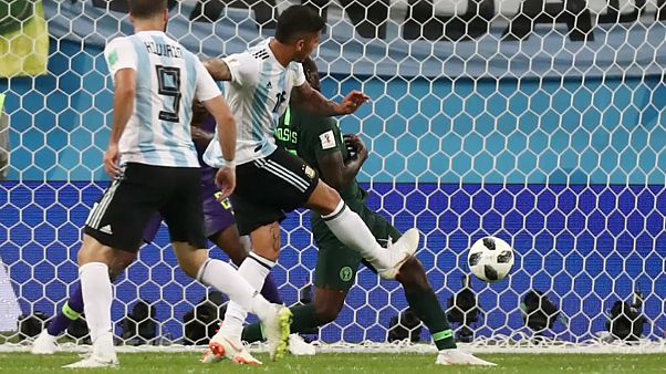 Argentina nos oitavos-de-final Argentina nos oitavos-de-final
