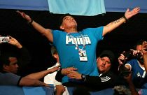 Maradona, atendido por una subida de tensión durante el Argentina-Nigeria