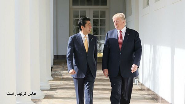 Abe - Donald Trump im Februar 2017 Abe - Donald Trump im Februar 2017