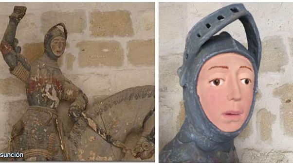 Un nuevo caso 'Ecce Homo' desata la furia de los restauradores españoles Un nuevo caso 'Ecce Homo' desata la furia de los restauradores españoles